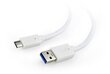 AMBERIN USB A - USB C, 3.0, 3.0 m hinta ja tiedot | Kaapelit ja adapterit | hobbyhall.fi