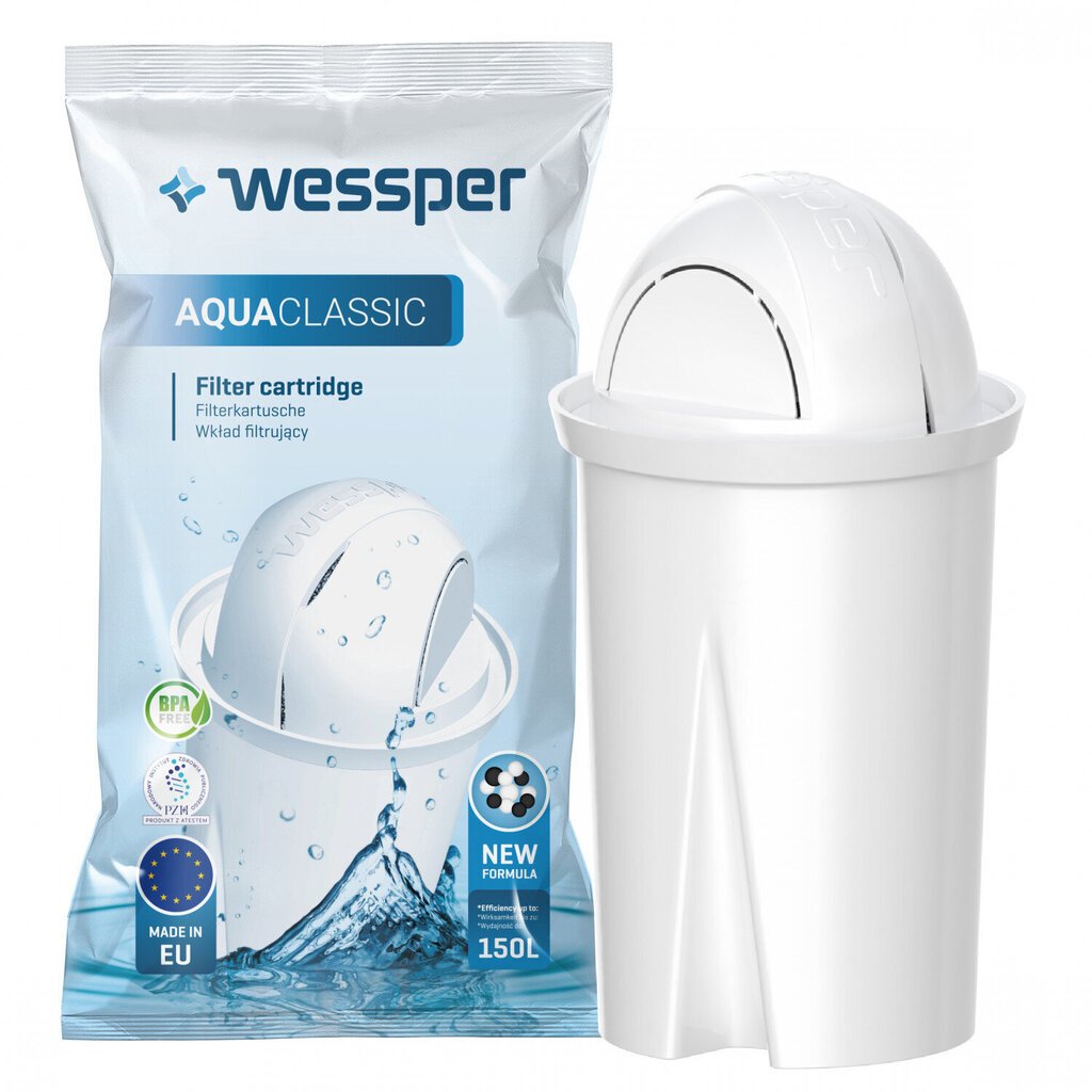 Wessper-suodattimet Brita Classiciin, 5kpl hinta ja tiedot | Veden suodatinkannut ja suodattimet | hobbyhall.fi