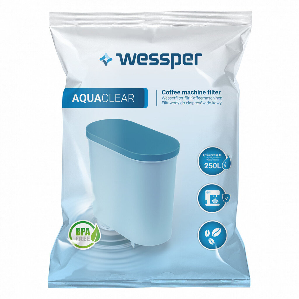 Wessper vedensuodattimet Philips/Saeco kahvinkeittimiin Aquaclean CA6903, 3 kpl. hinta ja tiedot | Kahvinkeittimen tarvikkeet | hobbyhall.fi