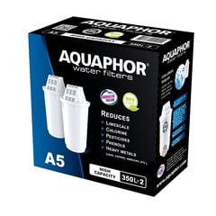 Vedensuodatin Aquaphor A5 2/1, Sarja 2 kpl hinta ja tiedot | Veden suodatinkannut ja suodattimet | hobbyhall.fi
