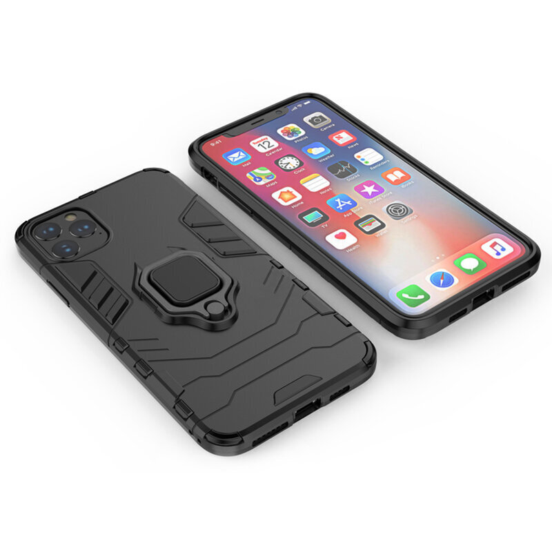 Puhelinkotelo Ring Armor - Xiaomi 12 Lite, musta hinta ja tiedot | Puhelimen kuoret ja kotelot | hobbyhall.fi