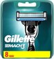 Gillette Mach3 - Terät, 8 kpl - Uusi versio hinta ja tiedot | Parranajo ja karvanpoisto | hobbyhall.fi