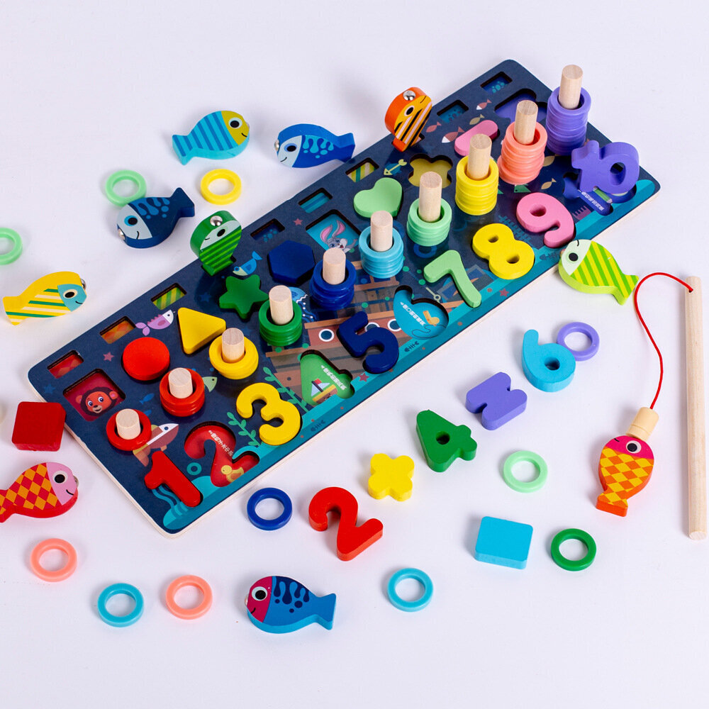 Kouluttava ja kehittävä peli; Montessori palapeli; Tee se itse (DIY) -peli; Montessori sovituslauta CSDW-011, 95 kpl. hinta ja tiedot | Kehittävät lelut | hobbyhall.fi