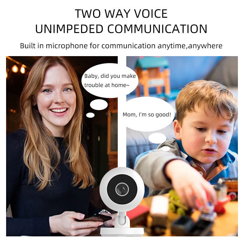 Langallinen minivalvontakamera WIFI Full HD Smart Camera hinta ja tiedot | Valvontakamerat | hobbyhall.fi