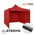 Pop-up teltta 2x2 Zeltpro EKOSTRONG, punainen