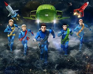 Valokuvatapetti Thunderbirds Are Go hinta ja tiedot | Lastenhuoneen valokuvatapetit | hobbyhall.fi