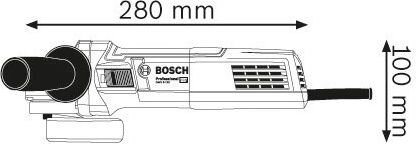 Bosch Sähkökäyttöinen kulmahiomakone GWS 9-125 900W 125 mm hinta ja tiedot | Hiomakoneet | hobbyhall.fi