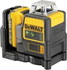 Dewalt 10,8V 2,0Ah 2x (DCE0811D1G) Lineaarinen lasertaso hinta ja tiedot | Käsityökalut | hobbyhall.fi