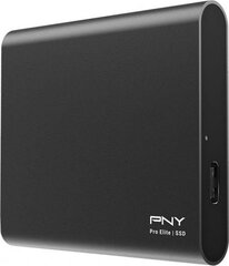 PNY Technologies Pro Elite, 1 TB (PSD0CS2060-1TB-RB) hinta ja tiedot | Ulkoiset kovalevyt | hobbyhall.fi