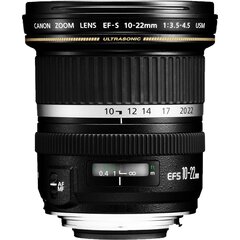 Canon EF-S 10-22mm f/3.5-4.5 USM hinta ja tiedot | Objektiivit | hobbyhall.fi