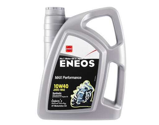 ENEOS MAX Performance -moottoriöljy, 10W40, 4 l hinta ja tiedot | Moottoriöljyt moottoripyörille | hobbyhall.fi