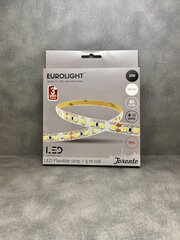 LED-nauha Eurolight Toronto 5 m 120 LED/m IP65 3000 K hinta ja tiedot | LED-valonauhat | hobbyhall.fi
