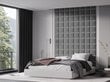 Cosmopolitan Design Majuro R8 -pehmeät seinäpaneelit, 3 kpl, tummanharmaa hinta ja tiedot | Pehmeät seinäpaneelit | hobbyhall.fi