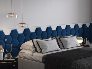 Kooko Home Thais R6 -pehmeät seinäpaneelit, 3 kpl, sininen hinta ja tiedot | Pehmeät seinäpaneelit | hobbyhall.fi