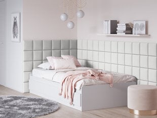 Kooko Home Mikado L2 -pehmeät seinäpaneelit, 3 kpl, valkoinen hinta ja tiedot | Kooko Home Huonekalujen lisätarvikkeet | hobbyhall.fi