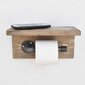 WC-paperiteline Kalune Design 792, ruskea/musta hinta ja tiedot | Kylpyhuoneen sisustus | hobbyhall.fi