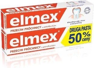 Hammastahna Elmex Anti-Caries, 2 x 75 ml hinta ja tiedot | Suuhygienia | hobbyhall.fi