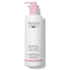 Hellävarainen tuuheuttava shampoo ruusu-uutteella Christophe Robin Delicate Volumising Shampoo, 500 ml hinta ja tiedot | Shampoot | hobbyhall.fi