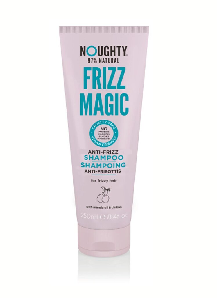 Silottava shampoo marulaöljyllä, Noughty Frizz Magic, 250 ml hinta ja tiedot | Shampoot | hobbyhall.fi