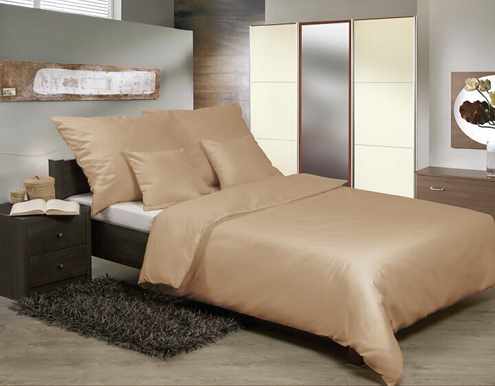 Vuodevaatesetti Gold Collection Beige, 160x200 cm, 5-osainen hinta ja tiedot | Pussilakanat | hobbyhall.fi