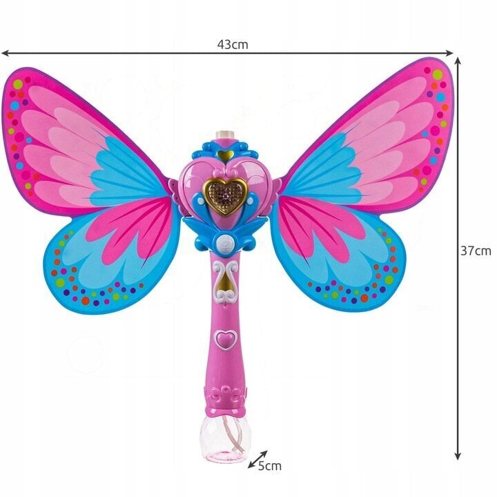 Saippuakuplasauva Kruzzel Butterfly 21161 hinta ja tiedot | Hiekkalelut ja rantalelut | hobbyhall.fi