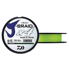 Punottu siima Daiwa J-Braid, keltainen, 135m hinta ja tiedot | Siimat | hobbyhall.fi