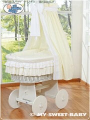 Vauvan kehto Moses Basket - Bellamy cream hinta ja tiedot | Pinnasängyt | hobbyhall.fi