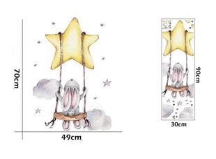 Sisustustarra lastenhuoneeseen Pupu keinussa hinta ja tiedot | Sisustustarrat | hobbyhall.fi
