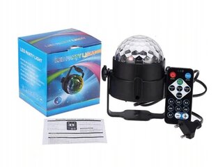 LED RGB DISCO BALL Seitsemän väriyhdistelmää FLASH-toiminto hinta ja tiedot | Pöytävalaisimet | hobbyhall.fi