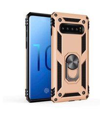 Samsung Galaxy S10:n iskunkestävä puhelinkotelo, kahvin värinen hinta ja tiedot | Puhelimen kuoret ja kotelot | hobbyhall.fi