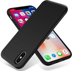 Puhelinkotelo LIQUID SILICONE -kotelo Iphone X:lle, musta hinta ja tiedot | Liquid Puhelimet, älylaitteet ja kamerat | hobbyhall.fi