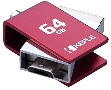 Keple 64GB, USB ja microUSB Keple 64GB, USB ja microUSB hinta ja tiedot | Muistitikut | hobbyhall.fi