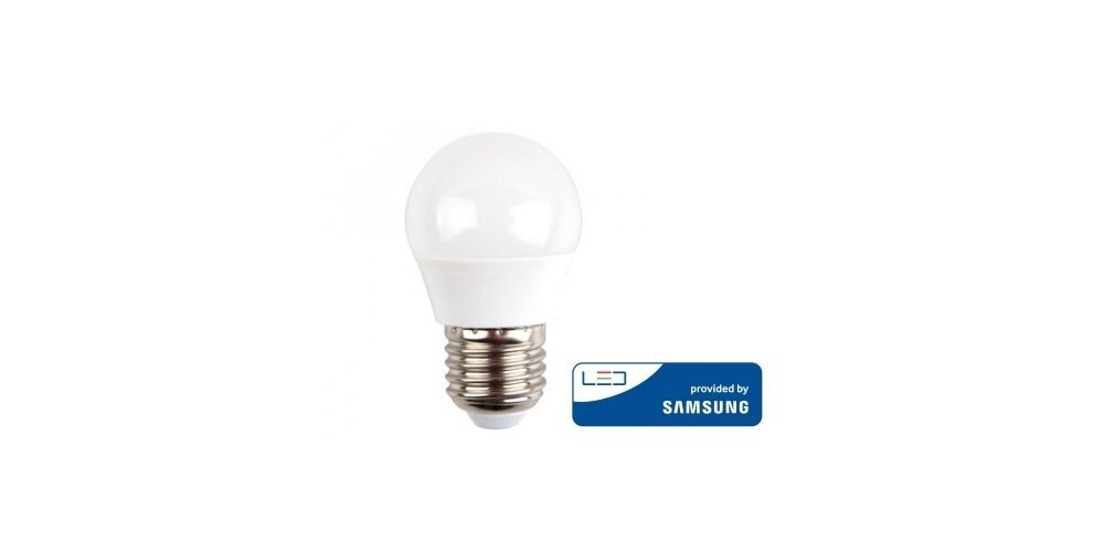 5,5W LED-polttimo V-TAC, E27, G45, 3000K LED SAMSUNG diodi hinta ja tiedot | Lamput | hobbyhall.fi