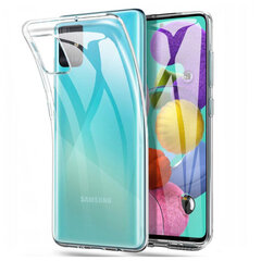 Silikoninen puhelinkotelo Samsung Galaxy A02/M02, läpinäkyvä, läpinäkyvä hinta ja tiedot | Puhelimen kuoret ja kotelot | hobbyhall.fi