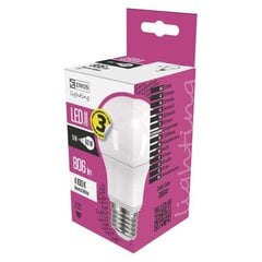 LED-lamppu EMOS A60 9W E27 NW. hinta ja tiedot | Lamput | hobbyhall.fi