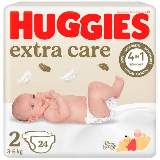 Vaipat Huggies Soft koko 2 (3–6kg) 2 x 24 kpl hinta ja tiedot | Vaipat | hobbyhall.fi