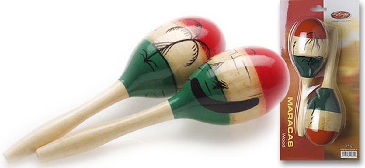 Marakassit WOOD MARACAS OVAL 26CM MEXICAN hinta ja tiedot | Perkussiosoittimet | hobbyhall.fi