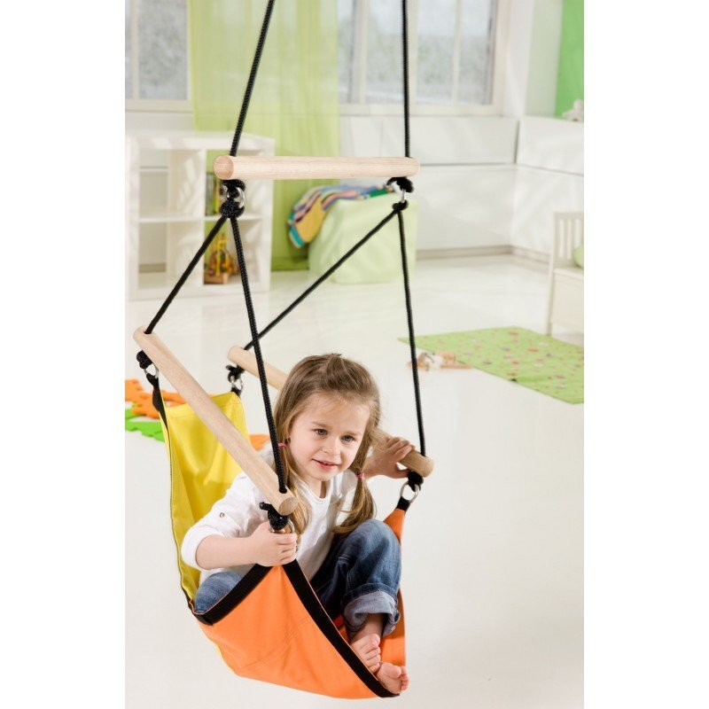 Keinu Amazon KID'S SWINGER Keltainen, oranssi hinta ja tiedot | Riippumatot | hobbyhall.fi