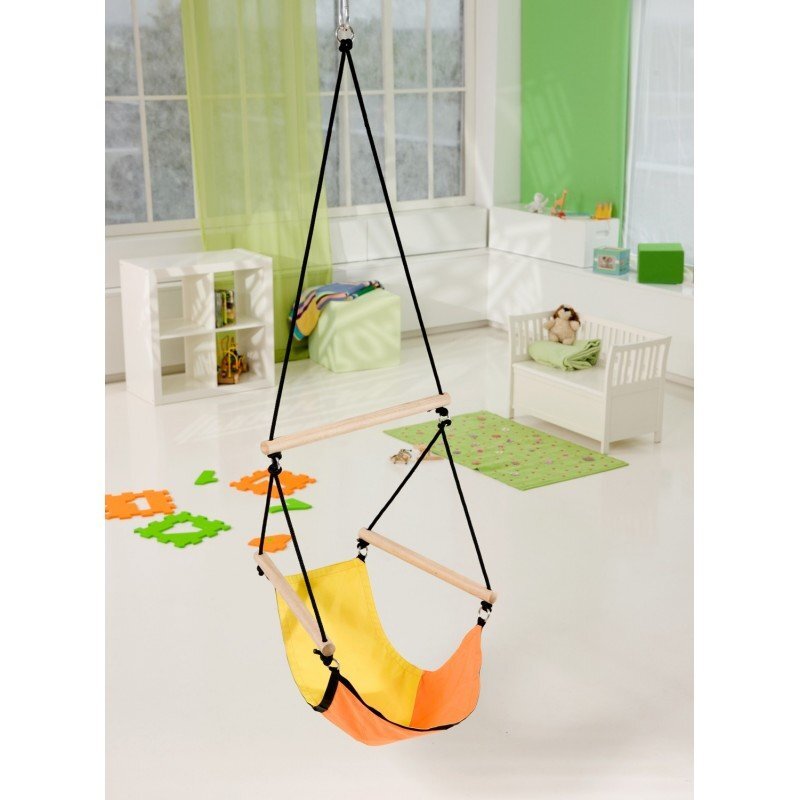 Keinu Amazon KID'S SWINGER Keltainen, oranssi hinta ja tiedot | Riippumatot | hobbyhall.fi