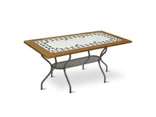 Pöytä Patio Como 160x80 cm, ruskea/harmaa hinta ja tiedot | Patio Huonekalut ja sisustus | hobbyhall.fi