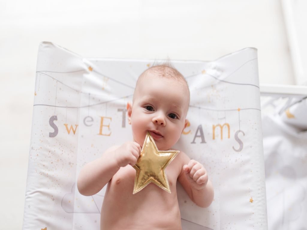 Albero Mio hoitoalusta MM70 My star, 066, pehmeän tuntuinen hinta ja tiedot | Vauvan hoitoalustat ja tekstiilit | hobbyhall.fi