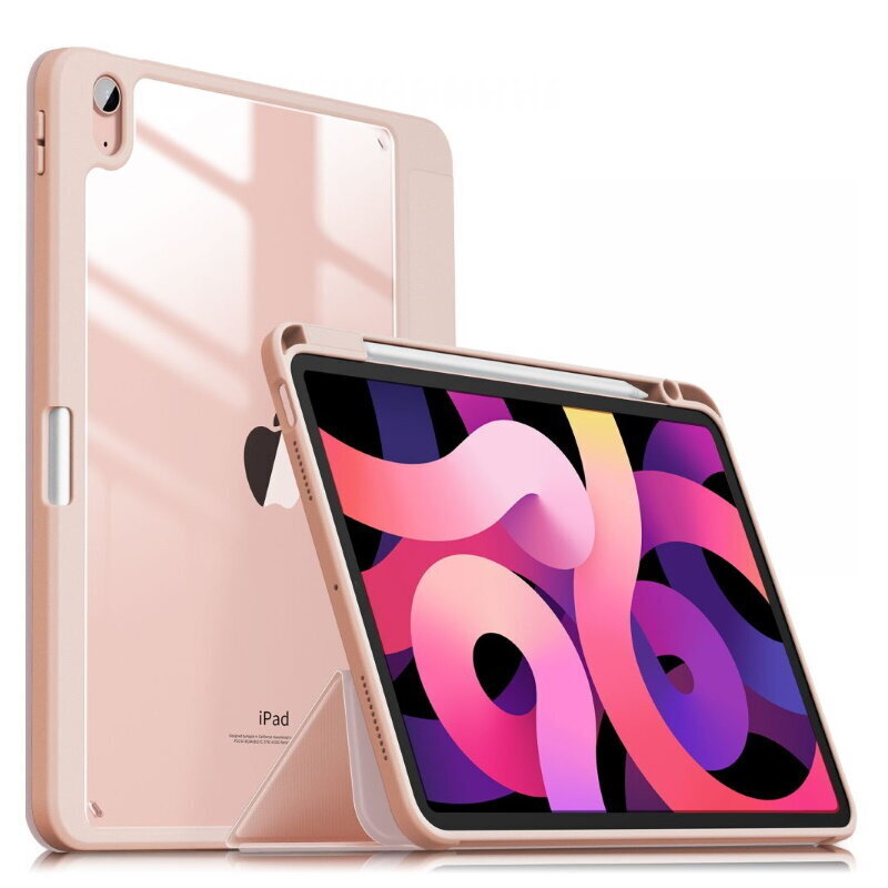 Kotelo Apple iPad Air 4 10.9 (2020) - vaaleanpunainen hinta ja tiedot | Tablettien kotelot ja muut tarvikkeet | hobbyhall.fi