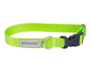 Amiplay säädettävä kaulapanta Samba, L, vihreä hinta ja tiedot | Koiran valjaat ja kaulapannat | hobbyhall.fi