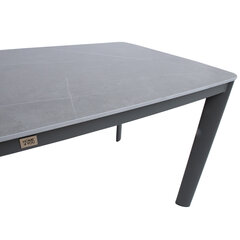 Pöytä BEIDA 180x90xH75cm, harmaa hinta ja tiedot | Puutarhapöydät | hobbyhall.fi