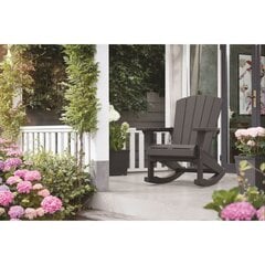 Keter Adirondack keinutuoli Troy, grafiitti hinta ja tiedot | Puutarhatuolit | hobbyhall.fi