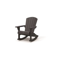 Keter Adirondack keinutuoli Troy, grafiitti hinta ja tiedot | Puutarhatuolit | hobbyhall.fi