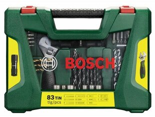 Työkalusarja BOSCH 83 kpl V-Line Titanium hinta ja tiedot | Käsityökalut | hobbyhall.fi