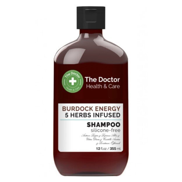 Shampoo The Doctor Burdock Energy, 355 ml hinta ja tiedot | Shampoot | hobbyhall.fi