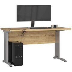 Tietokonepöytä BM-135, vaaleanruskea hinta ja tiedot | Tietokonepöydät ja työpöydät | hobbyhall.fi