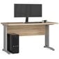 Tietokonepöytä BM-135, ruskeanharmaa hinta ja tiedot | Tietokonepöydät ja työpöydät | hobbyhall.fi